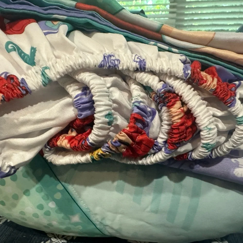Disney The Little Mermaid Toddler Bedding Set in Aqua/Teal